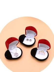 3pcs/1pc Cartoon Ladybug Shaped Ring Box, Suitable For Gifts Or Jewelry Storage, Applicable For Weddings, Birthday Parties, Theme Parties, Bachelor Parties, Anniversaries, Proposals, Bridal Showers And Other Occasions - One Size Fits All - View 9