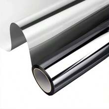 Double-Sided Silver Heat Insulation Film, Home Glass Sun Protection Film, Strong UV Blocking. Significant Shading And Cooling Effect, One-Way Transparent Design For Clear View, Easily Balancing Protection And Privacy - 1PC - View 13