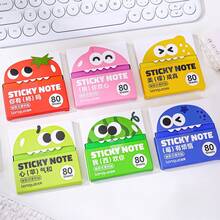 1pc/3/6pcs Pearlescent Fruit Sticky Notes, Tearable Pull Type Note Stickers, High Aesthetic Writable Tabs, Compact And Portable, Perfect For Note Taking, Error Correction, Study And Office Use School Supplies - one-size - View 18