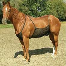 Horse Pony Fly Sheet Rug Belly Guard Protection Cover Abdomen Insects Blanket - Black - View 8
