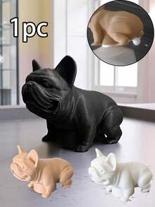 1PC Super Fun French Bulldog Toothpaste Squeezer, Suitable For Standard Toothpaste Tubes. It Perfectly Blends Form And Function Accessory For Toothpaste Tubes, Playful Design, Construction, Toothpaste Squeezer, Toothpaste Dispenser - Multicolor - View 2