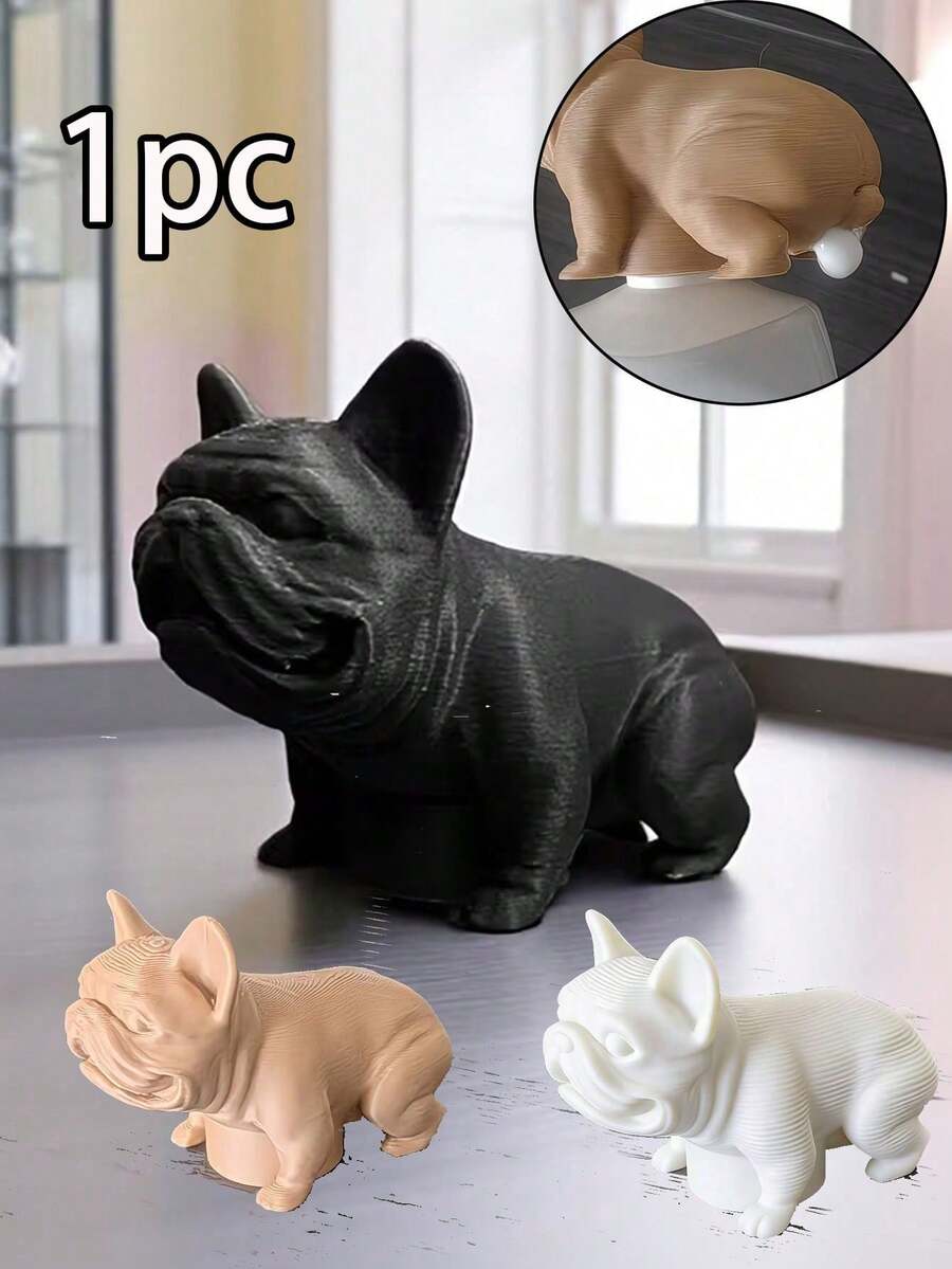 1PC Super Fun French Bulldog Toothpaste Squeezer, Suitable For Standard Toothpaste Tubes. It Perfectly Blends Form And Function Accessory For Toothpaste Tubes, Playful Design, Construction, Toothpaste Squeezer, Toothpaste Dispenser