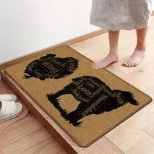 1 pieza, Decoración del hogar, Estampado de patrón de camello, Alfombra de cocina de lino, Tapete de cocina, Tapete de piso, Tapete de baño, Tapete de puerta, Impresión 3D rectangular, Adecuado para sala de estar, dormitorio, pasillo, baño, lavandería - Alfombra de poliéster, Adecuado para decoración del hogar interior y exterior - Multicolor - Ver 7