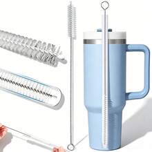 Cup Straw Cleaning Brush, Reusable Straw Cleaner, Fits 40/30/20 Oz Tumblers, 12mm Diameter Pipe Cleaner, Suitable For Water Bottles And Straws - Multicolor - View 1