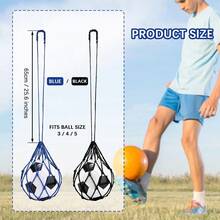 Soccer Training Net, Soccer Rebounder For 3/4/5 Size Soccer Balls, Hands-Free Kicking And Throwing Practice Aid Tool - Multicolor - View 5