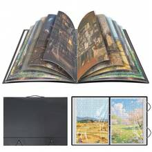 1000 Pieces Puzzle Storage Folder, Large Capacity Jigsaw Puzzle Organizer With 12/24 Sleeves, Dustproof Puzzle Storage Album For Puzzle Pieces Sorting & Protection, , Building Blocks Set - 12 Sleeves - View 1