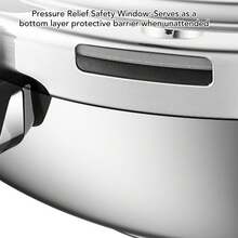3L Stainless Steel Pressure Cooker For Rice, Yogurt, And Saute, Suitable For All Types Of Stoves, 22cm - View 10