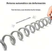 Un set di soffioni doccia ad alta pressione in acciaio inossidabile, che include un soffione doccia manuale e un soffione per vasca da bagno; utensili per la pulizia del bagno. - argento - Visualizzare 4
