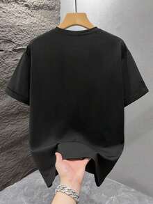 Camiseta Mujer Cinco de Mayo Fiesta Estampado Casual - Negro - Ver 2
