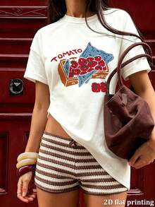 Women T-Shirts - White - View 5