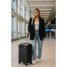 Premium Hard-Board Suitcase | 360° Wheels | Stylish And Durable | Security Lock - Cor Aleatorias - 查看 3