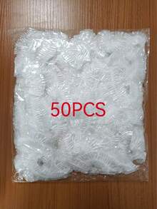 10個/50個/100個/200個/400個/500個 彈性塑膠食物蓋，可調節伸縮碗密封蓋，保鮮廚房膜，混色，用於存放剩菜 - 彩色 - 查看 10