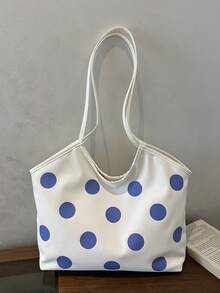Bolso de mano de gran capacidad para mujer, nuevo bolso tote de hombro versátil y de moda para ir al trabajo - Multicolor - Ver 7