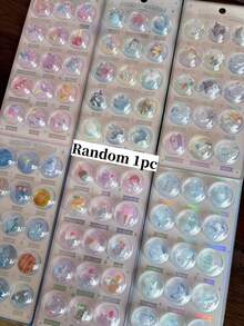 可愛3D果凍貼紙 日系可愛糖果海洋主題裝飾貼紙 用於剪貼簿日記禮物裝飾 - color - 查看 10