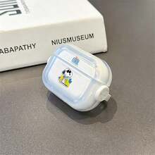 花生史努比 Stay Cool 時尚眼鏡 AirPods Pro 保護殼 可愛夏季透明防震殼 附旋轉支架 適用於 AirPods 1/2/3/4 及 Pro/Pro 2 代 新版 AirPods Pro 3 聖誕襪禮物 送女友 - transparent - 查看 5