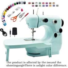1pc Beginner Sewing Machine, Mini Portable Sewing Machine, Suitable For Beginners, A Complete Set Of Quick Home Fabric Repair Tools, Also A Great Helper For DIY Craft Enthusiasts. - Multicolor - View 8