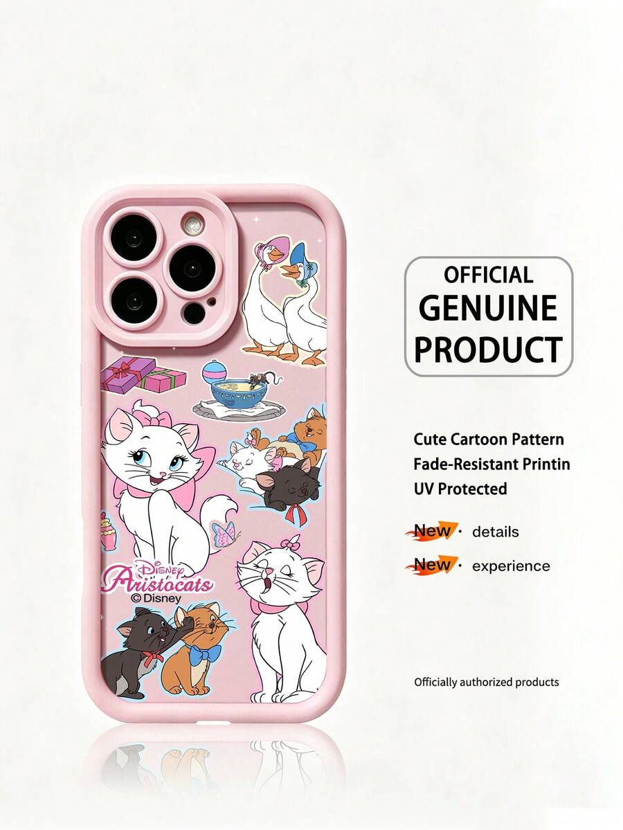 Miniso Disney 矽膠分層手機殼 夏季手機殼 假期禮物手機殼 防滑、防摔、防指紋手機殼 適用於 IPhone 17, 17Air, 17pro, 17promax, 11, 12, 13, 14, 15, 16pro, 16promax, 14Plus, 15Plus, 16Plus, 16pro, 16promax, XR. - 粉色 - 查看 1