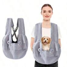 ARC ARCE Portable Comfortable Breathable Pet Carrier Bag Minimalist Cross-Body Chest Bag Small Dog Backpack Adjustable Cat Carrier Outdoor Dog Bag Large Capacity Dog Backpack - Multicolor - View 15