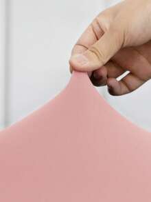 1 pieza Funda de sofá de fibra de poliéster elástica con estampado moderno minimalista, desmontable y lavable a máquina, adecuada para sala de estar, comedor, estudio, dormitorio y uso doméstico - Rosa Pálido - Ver 4