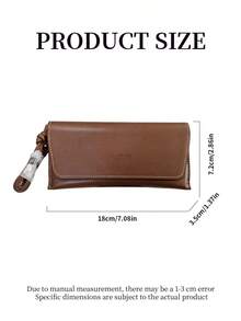 Celine Embossed Faux Leather Glasses Case - Portable Eyewear/Sunglasses Protective Pouch, Suitable For Daily Use And Travel - A - View 6