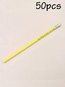 客製化刻字鉛筆 5/10/20/50/100/200支，大宗客製鉛筆，19cm/7.5in，5色：綠色/藍色/黃色/紫色/白色，可擦拭橡皮擦素描鉛筆，5美元以下平價，趣味鉛筆，可愛鉛筆，個性化禮物，開學季 - 風格A - 查看 26