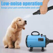 Blue Portable Pet Hair Dryer 2000W Blower For Dog Cat Grooming - EU F Type Plug(220-240V) - View 5