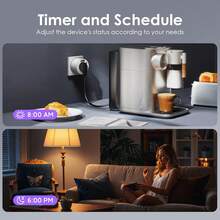HITRENDS 24-Hour Countdown Timer Outlet, 16A/3680W High Power Capacity, European Standard Rotary Mechanical Timer, No Programming Required, Suitable For Home Appliances, Fish Tanks, Lighting, Heaters, Essential For Christmas Decorations - View 9