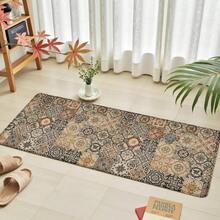 1pc Bohemian Style Linen Rubber Material Kitchen Rug, Bathroom Mat, Door Mat And 2D Printed Rectangular Rug, Suitable For Living Room, Bedroom, Hallway, Bathroom And Laundry Room, Ideal For Indoor And Outdoor Home Decor - Multicolor - View 16