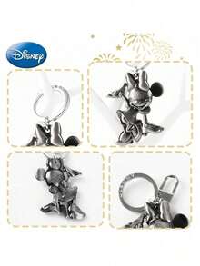 Monogram Disney 1個官方授權鑰匙圈，錫合金金屬材質，可掛在汽車、手機袋、錢包、背包上作為裝飾吊飾，生日週年禮物 - 均碼 - 查看 11