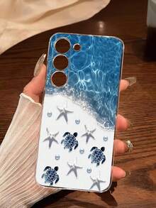1個時尚海洋海龜海星仿珍珠手機殼 軟質保護套 適用於 Honor Galaxy A04e/12/A13/A14/A34/A50/A52/A53/A54/S21/S22/S23/S24/S25/S25Ultra/S25FE/S26/S26 PLUS/S26 ULTRA/S26 EDGE/ 6A/7A/8A/ 12T/13T/15T/15 TPRO, [國際版非本地版] - 無色 - 查看 7