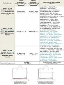 1個 LISEN 黑色葉子圖案防震防水筆電保護套，相容於 Air M1 M2 M3、Pro 13-16、MateBook 12-16、IdeaPad 16 2023-2026、HP OMEN VICTUS 16 及其他機型 - 彩色 - 查看 3