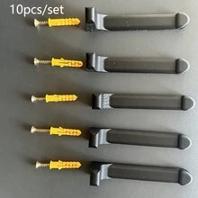 10入堅固壁掛式膠帶分裝收納架，耐腐蝕儲物架，可靠懸掛多功能掛鉤，適用於和紙膠帶、工作室、手工室、車庫工具整理、廚房及辦公室等多種場景 - 多色 - 查看 10