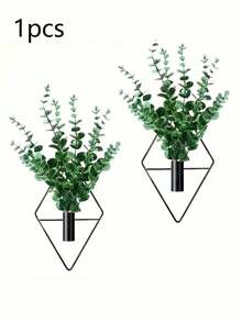 1pc Diamond Shaped Hanging Flower Pot Vase Indoor Stand Modern Geometric Wall Decor Suitable For Home, Living Room, Office, Party, Wedding, Home Decor, Spring Garden Decor, Mother's Day Decor, Ideal Mother's Day Gift - Multicolor - View 2