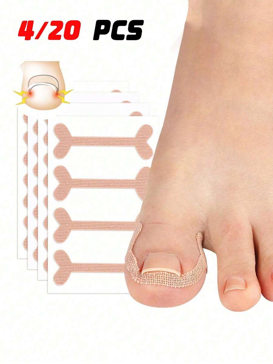 4/20 peças Adesivos Corretivos em Forma de Coração Rosa para Unhas Encravadas Sem Dor, Almofadas de Preenchimento Especializadas para Paroníquia, Corretor de Elevação Fácil de Usar em Casa, Ferramenta de Separação e Correção de Unhas dos Dedos dos Pés para Unhas Encravadas, Reparação Calmante, Unissexo, Portátil, Ajuste Macio, Modelagem Natural, Cuidados com os Pés, Melhoria de Unhas Grossas, Ferramenta Essencial de Pedicure para Todas as Estações - Multicolorido - Ver 1