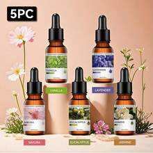 Floral Drip Irrigation Aromatherapy Essential Oil Diffuser, Scented Candle, Aromatherapy Burner, Diffuser Stone, Humidifier, Car Aromatherapy, Home Aromatherapy Essential Oil Refill Liquid - Pink - View 5