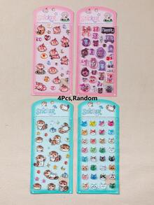Colorful 3D Epoxy Resin Stickers - Cute Animals - Waterproof, Reusable, Repositionable, Self-Adhesive, High-Quality Resin - Perfect For Decorating Smartphones, Phone Cases, Laptops, Desktop Computers, Tablets, Stationery, Notebooks, Journals - Multiple Colors Available [Style/Packaging Random] - View 9
