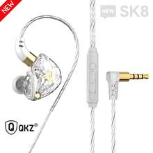 原装 QKZ AK6 Pro EDX Pro 单动圈单元 HiFi 低音入耳式耳机，带麦克风，3.5mm 立体声降噪运动耳机，ZST X 双动圈单元 - 紫色 - 查看 23