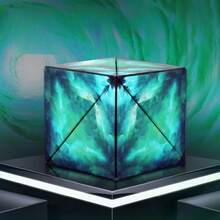 New Magic Cube: Geometric Variable Magnetic 3D Flip Puzzle Cube, Stress Relief And Relaxation - Mây lành - Xem 4