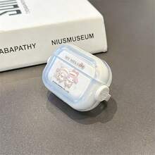 Ốp AirPods Sanrio My Melody Twin Outfit dễ thương, trong suốt, chống sốc, có giá đỡ xoay, tương thích với AirPods 1/2/3/4 và Pro/Pro 2 thế hệ 2, phù hợp cho AirPods Pro 3 mới, quà tặng cho bạn gái - bạc - Xem 5
