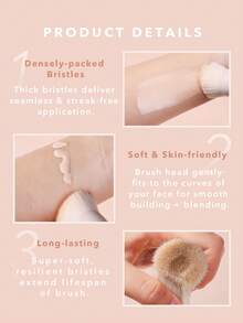 SHEGLAM [2 Pcs]Skinfinite Hydrating Foundation & Brush Bundle Set - Shell - View 7