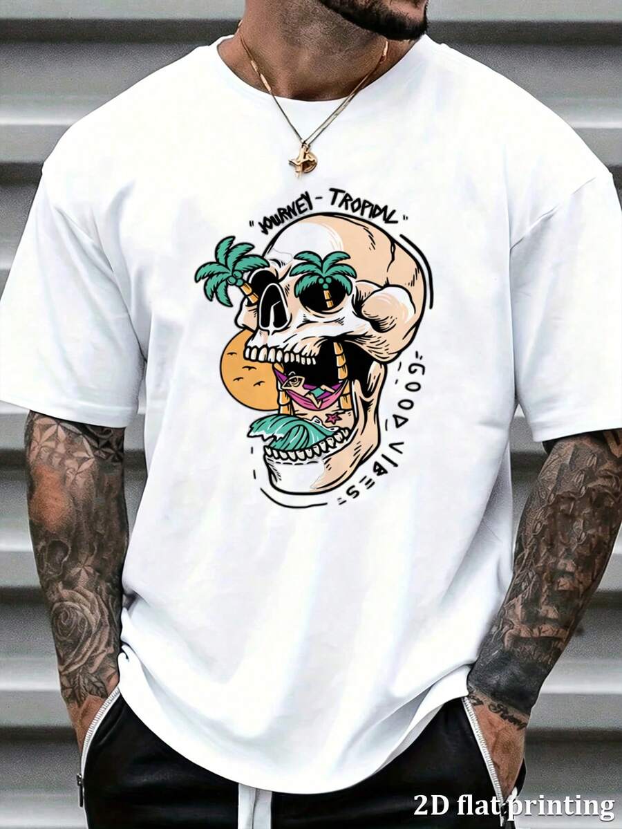Men T-Shirts - White - View 1