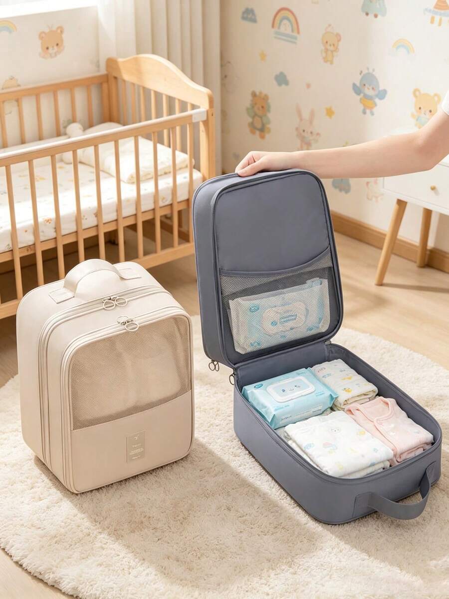 1件[旅行配件]嬰兒房衣物襪子收納袋 臥室內衣收納袋 旅行防水內衣襪子收納袋 便攜私密衣物整理袋 殼形收納袋 行李箱鞋袋 鞋套收納盒 鞋收納袋 商務旅行防塵鞋收納工具 商務旅行必備便攜私密衣物袋 拉鍊開合 便攜設計 - 彩色 - 查看 1