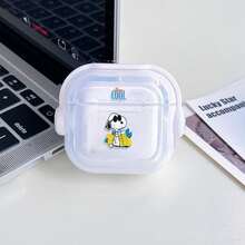 花生史努比 Stay Cool 時尚眼鏡 AirPods Pro 保護殼 可愛夏季透明防震殼 附旋轉支架 適用於 AirPods 1/2/3/4 及 Pro/Pro 2 代 新版 AirPods Pro 3 聖誕襪禮物 送女友 - transparent - 查看 4