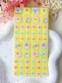 DIY Stickers, Transparent Solid Stickers, Replaceable Collectible 3D Stickers, Reusable Self-Adhesive DIY Decorative Stickers, Interactive Stickers For Kids, Everyday Decorative Stickers, Party Decoration Stickers, Sticker Games For Kids. - Multicolor - View 7