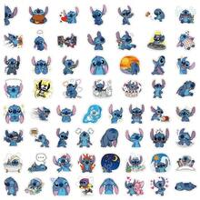 Disney 100pcs/Roll Cartoon Stitch Asymmetrical Waterproof Stickers, Suitable For Laptop Phone Case Decoration, Price Tags, Stationery, Scrapbooking And Highlighter Marking - Stitch Stickers - View 7