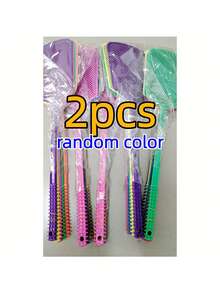 5pcs/2pcs Color Heavy-Duty Manual Fly Swatters - Large Insect Net Hard Killer, No Power Required, Equipped With An Ergonomic Handle, Suitable For Both Indoor And Outdoor Use - Multicolor - View 11
