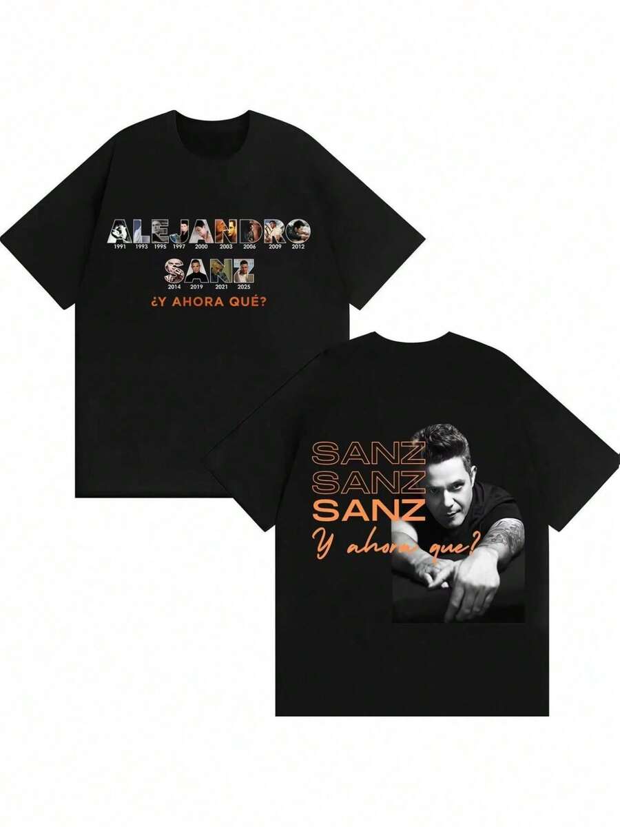 Camisetas para Hombre - Negro - Ver 1