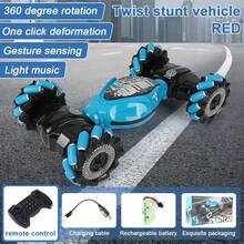 1pc Blue & Red Remote Control Car, 4WD Gesture Control Stunt Car With Lights And Music - Perfect Gift For Kids On Special Occasions, Gesture Remote Control Car, Watch Gesture Sensing Remote Control Stunt Car Toy For Kids, 2.4GHz Hand Remote Control Car With Lights And Music, Off-Road 360° Rotating Remote Control Drift Car Birthday Christmas Gift For Boys And Girls, 4WD Gesture Control Monster Truck - USB Rechargeable - Multicolor - View 5