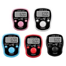 5-Color Finger Counter, Electronic Reading Marker, LED Digital Counting Tool - Beige - View 5