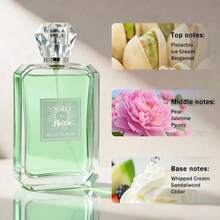 MODESS 3.4 Oz Women's Perfume – Pistachio&Ice Cream Bergamot–Pear Jasmine Peony–Whipped Cream Sandalwood Cedar–Designer Inspired Creamy Floral Scent–Long Lasting For Party,Everyday–Ideal Gift For Girlfriend,Best Friend,Mom–Valentine's Birthday Mother's Day - Ice cream/Bergamot/Hazelnut - 查看 3